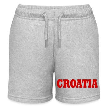 Croatia - Kids Organic Sweat Shorts by Stanley/Stella - heather grey - Front