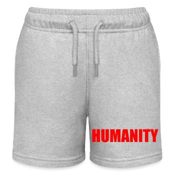Humanity - Kids Organic Sweat Shorts by Stanley/Stella - heather grey - Front