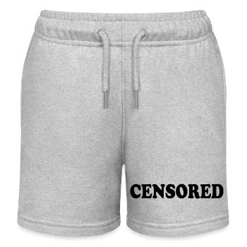 censored - Kinder Organic Joggingshorts Mini Bolter von Stanley/Stella - Grau meliert - Vorne