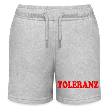 Toleranz - Kinder Organic Joggingshorts Mini Bolter von Stanley/Stella - Grau meliert - Vorne