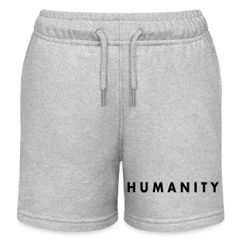 Humanity - Kids Organic Sweat Shorts by Stanley/Stella - heather grey - Front