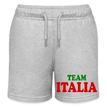 Team italia - Kids Organic Sweat Shorts by Stanley/Stella - heather grey - Front