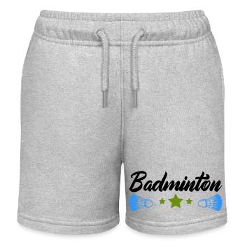 badminton - Kinder Organic Joggingshorts Mini Bolter von Stanley/Stella - Grau meliert - Vorne