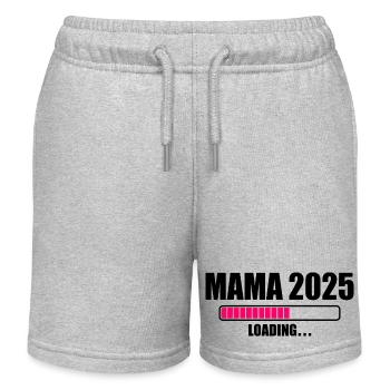 Mama 2025 - Kids Organic Sweat Shorts by Stanley/Stella - heather grey - Front