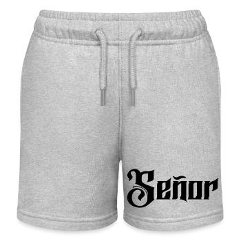 Señor Engagement Groom To Be Wedding Party - Kids Organic Sweat Shorts by Stanley/Stella - heather grey - Front