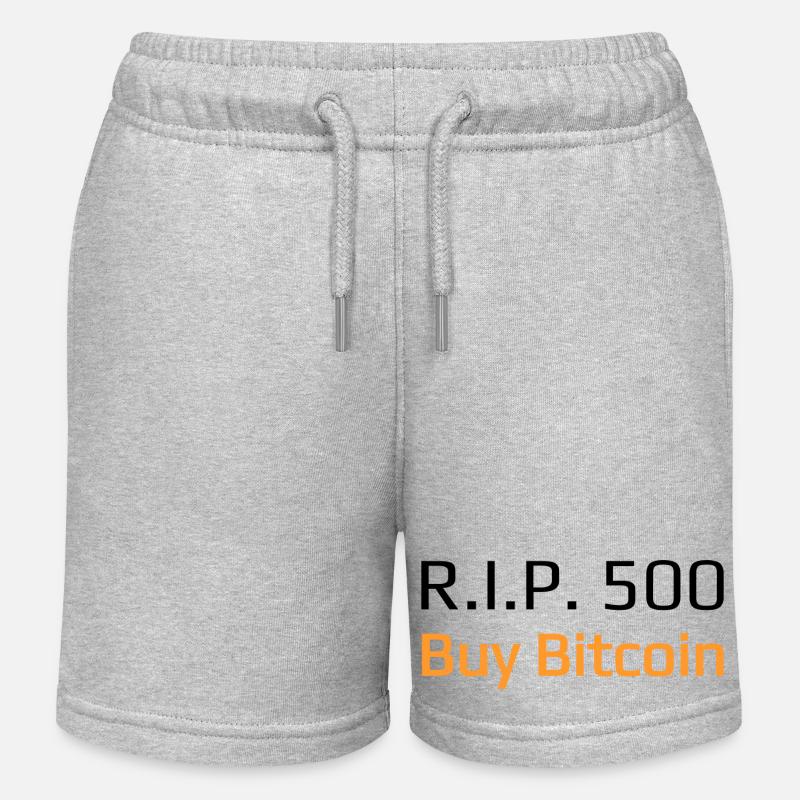R.I.P. 500 Acheter Bitcoin - Short de jogging enfant bio Stanley/Stella - gris chiné