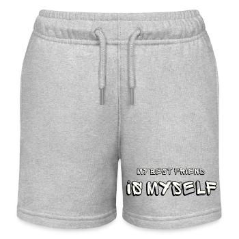 L'amitié la plus sincère - Short de jogging enfant bio Stanley/Stella - gris chiné - Devant