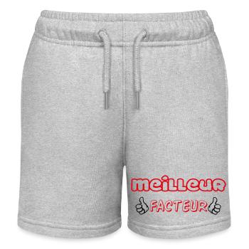 BESTER FAKTOR - Kinder Organic Joggingshorts Mini Bolter von Stanley/Stella - Grau meliert - Vorne