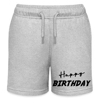 ALLES GUTE ZUM GEBURTSTAG!. ALLES GUTE ZUM GEBURTSTAG!. JAHRESTAG. - Kinder Organic Joggingshorts Mini Bolter von Stanley/Stella - Grau meliert - Vorne