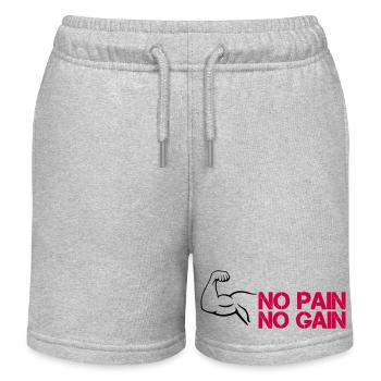 Gain de douleur au biceps - Short de jogging enfant bio Stanley/Stella - gris chiné - Devant