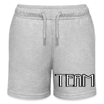 Team - Kids Organic Sweat Shorts by Stanley/Stella - heather grey - Front