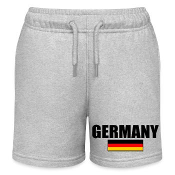 Deutschland - Kinder Organic Joggingshorts Mini Bolter von Stanley/Stella - Grau meliert - Vorne