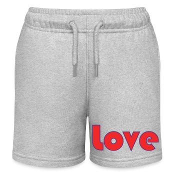 PAAR. ICH HABE GERADE GEHEIRATET. Junggesellinnenabschied. HEILIGER VALENTINSTAG. MARIES - Kinder Organic Joggingshorts Mini Bolter von Stanley/Stella - Grau meliert - Vorne