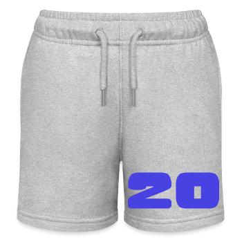 20. 20 JAHRE. 20-JÄHRIGES JUBILÄUM. 20-JÄHRIGES JUBILÄUM. - Kinder Organic Joggingshorts Mini Bolter von Stanley/Stella - Grau meliert - Vorne