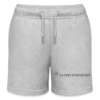 Naturliebhaberin - Kinder Organic Joggingshorts Mini Bolter von Stanley/Stella - Grau meliert - Vorne