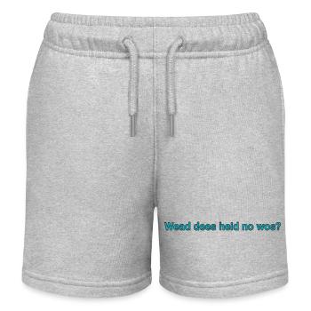 Bayerische Sprüche - Kinder Organic Joggingshorts Mini Bolter von Stanley/Stella - Grau meliert - Vorne