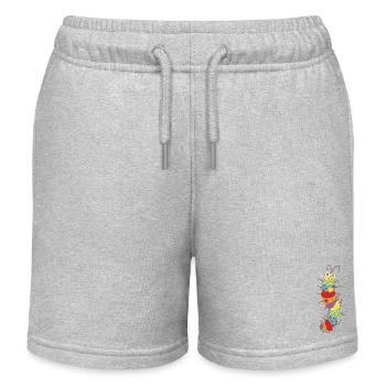 Kleine Raupe Spiel - Kinder Organic Joggingshorts Mini Bolter von Stanley/Stella - Grau meliert - Vorne