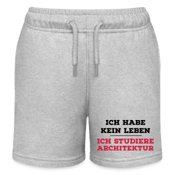 Architektur - Kinder Organic Joggingshorts Mini Bolter von Stanley/Stella - Grau meliert - Vorne
