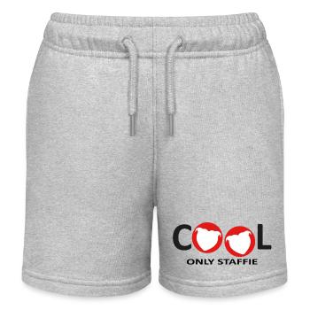 Cool Staffie - 039 - Kinder Organic Joggingshorts Mini Bolter von Stanley/Stella - Grau meliert - Vorne