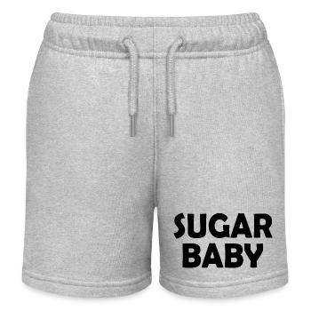 Sugar baby - Kids Organic Sweat Shorts by Stanley/Stella - heather grey - Front