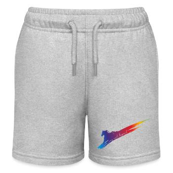 Love over and beyond - Kinder Organic Joggingshorts Mini Bolter von Stanley/Stella - Grau meliert - Vorne