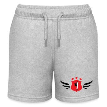 Capoeira - Combat - Danse - Short de jogging enfant bio Stanley/Stella - gris chiné - Devant