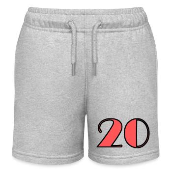 20 JAHRE,20-JÄHRIGES JUBILÄUM,20-JÄHRIGES JUBILÄUM,20 JAHRE - Kinder Organic Joggingshorts Mini Bolter von Stanley/Stella - Grau meliert - Vorne