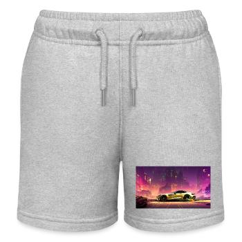 Amg GT 2014 - Kinder Organic Joggingshorts Mini Bolter von Stanley/Stella - Grau meliert - Vorne