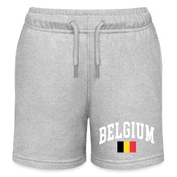 Belgium - Kids Organic Sweat Shorts by Stanley/Stella - heather grey - Front