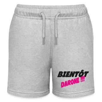 Soon DARONE - Kids Organic Sweat Shorts by Stanley/Stella - heather grey - Front