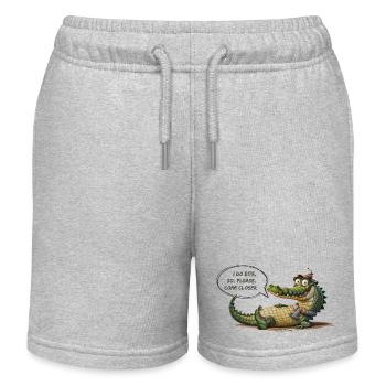Relaxed Rex - Kids Organic Sweat Shorts by Stanley/Stella - heather grey - Front