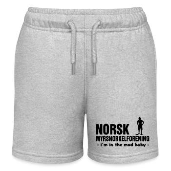 Association norvégienne de plongée en apnée dans les tourbières - Short de jogging enfant bio Stanley/Stella - gris chiné - Devant