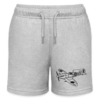Spitfire - Kinder Organic Joggingshorts Mini Bolter von Stanley/Stella - Grau meliert - Vorne