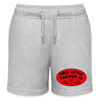 Bauer - Kinder Organic Joggingshorts Mini Bolter von Stanley/Stella - Grau meliert - Vorne
