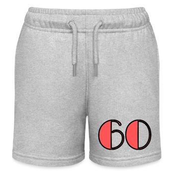 60. 60 YEARS. 60th ANNIVERSARY. 60 YEARS ANNIVERSARY - Kids Organic Sweat Shorts by Stanley/Stella - heather grey - Front