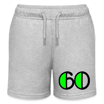60 YEARS. 60TH ANNIVERSARY. BIRTHDAY 60 YEARS. 60 - Kids Organic Sweat Shorts by Stanley/Stella - heather grey - Front