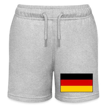 Drapeau de l’Allemagne - Short de jogging enfant bio Stanley/Stella - gris chiné - Devant