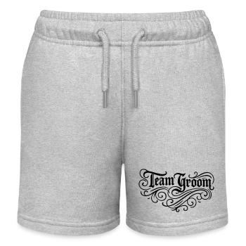 Équipe Groom - Short de jogging enfant bio Stanley/Stella - gris chiné - Devant