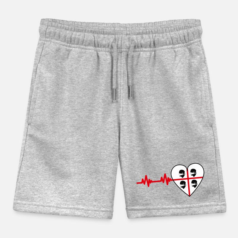 4 Mori Masked Pulse Kids Organic Sweat Shorts by Stanley/Stella