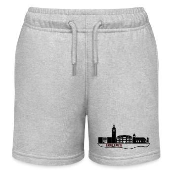 Expérience Skyline - Short de jogging enfant bio Stanley/Stella - gris chiné - Devant