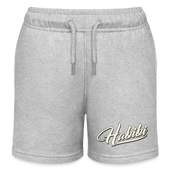habibi chéri chéri chéri petite amie meilleur meilleur amour besti - Short de jogging enfant bio Stanley/Stella - gris chiné - Devant