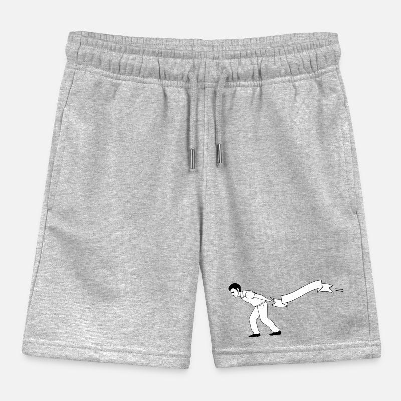 man pulls Banner | Bannerträger Kinder Organic Joggingshorts Mini Bolter von Stanley/Stella