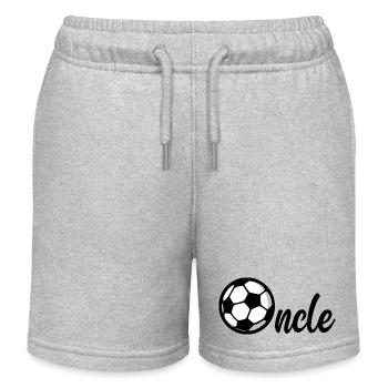 Oncle Football - Short de jogging enfant bio Stanley/Stella - gris chiné - Devant
