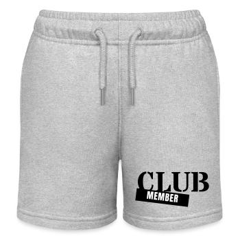 Club Member - Verein Mitglied Team Party Gruppe - Kinder Organic Joggingshorts Mini Bolter von Stanley/Stella - Grau meliert - Vorne