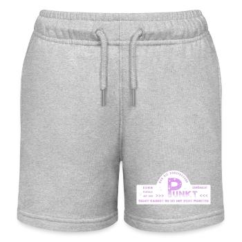 Droit au but - Short de jogging enfant bio Stanley/Stella - gris chiné - Devant