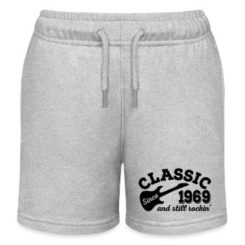 1969 - Kids Organic Sweat Shorts by Stanley/Stella - heather grey - Front