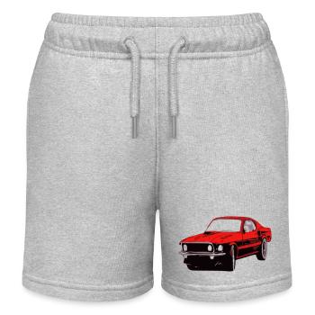 Voiture - Short de jogging enfant bio Stanley/Stella - gris chiné - Devant