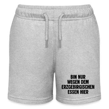 Erzgebirge Essen - Kinder Organic Joggingshorts Mini Bolter von Stanley/Stella - Grau meliert - Vorne