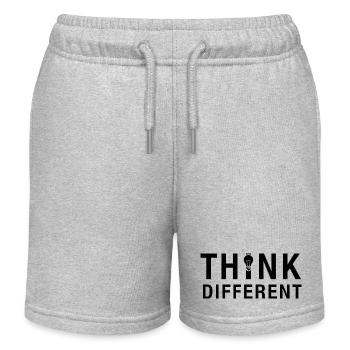 Conception créative de l’ampoule - Short de jogging enfant bio Stanley/Stella - gris chiné - Devant