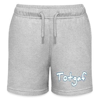 Totgaf - Kinder Organic Joggingshorts Mini Bolter von Stanley/Stella - Grau meliert - Vorne
